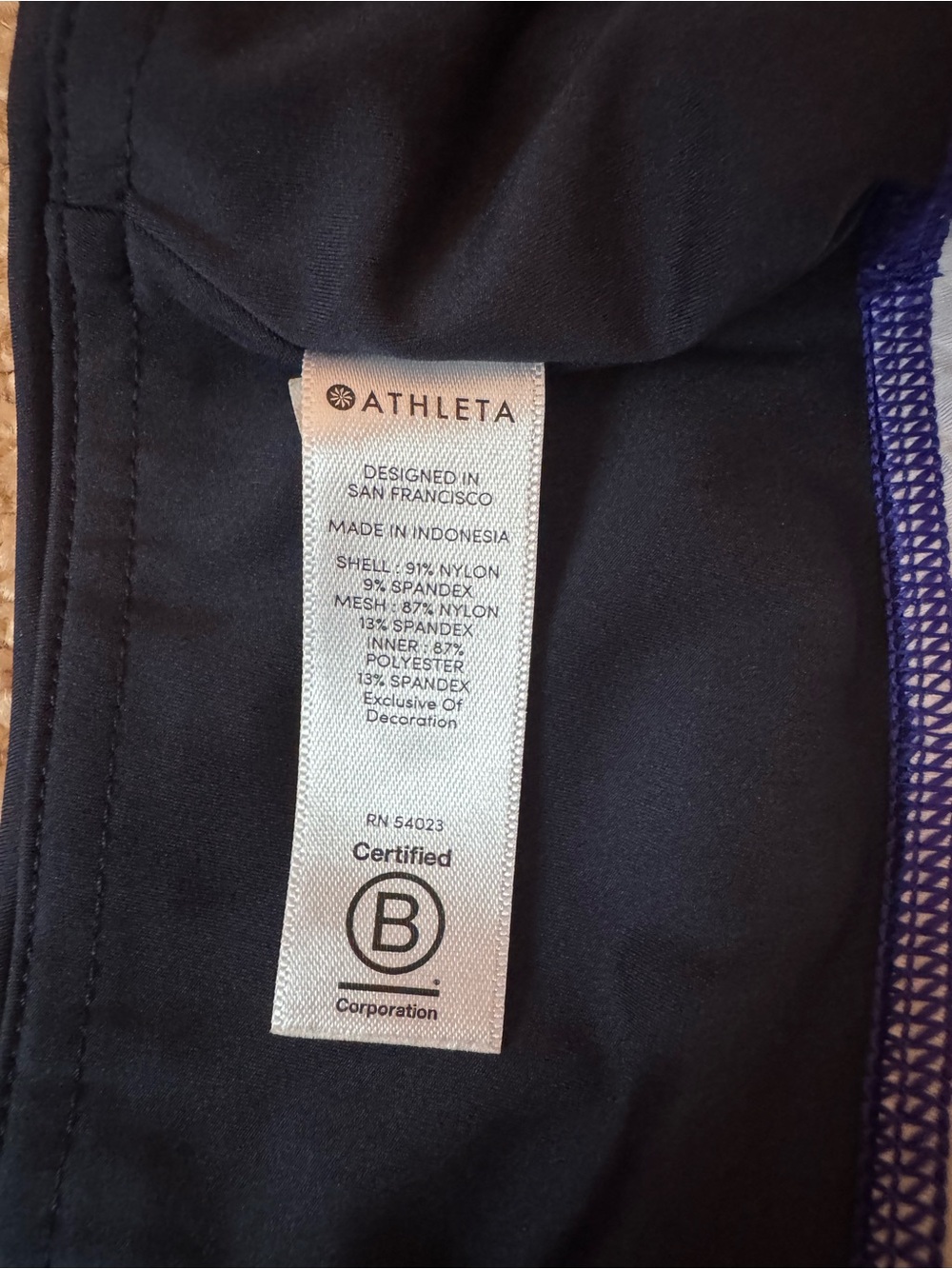 Athleta Mesh Racer Run Shorts Women's Medium Athletic Gym Outdoor Hiking Purple - Picture 8 of 9